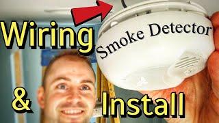 Smoke Detector Installation - Wiring Hardwired Smoke Detector First Alert BRK9120b6CP