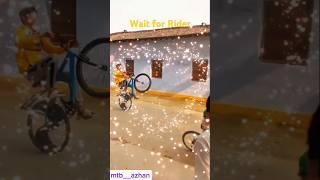 Cycle rider wheelie stunts cycle wheelie on MTB cycle #august2018 #stunt