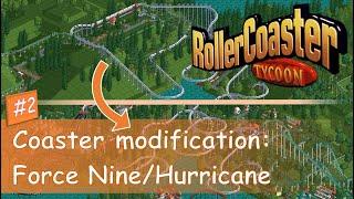 RollerCoaster Tycoon || Coaster modification tutorial [Ep. 2]: Force Nine @ Ivory Towers