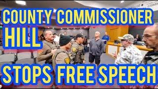 Cops called!! Free Speech Denied Washoe County Chair Alexis Hill