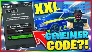 NEUER GELD CODE?! XXL Polizei Schicht! Notruf Hamburg Roblox