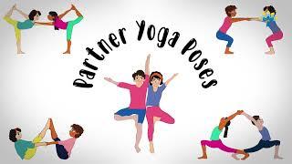 Fun Partner Yoga Poses for Kids | Yoga for Children | Yoga Guppy