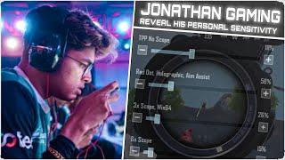  FINALLY JONATHAN GAMING REVEALED HIS SENSITIVITY | BGMI JONATHAN SENSITIVITY | BGMI SENSITIVITY