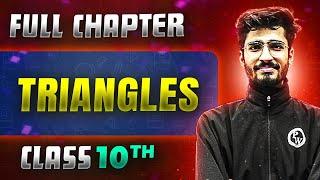 Triangles FULL CHAPTER | Class 10th Mathematics | Chapter 6 | Udaan