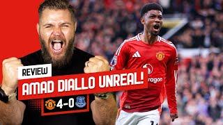 Amad Diallo - What A Player! First Name On Teamsheet? Man Utd 4-0 Everton Howson Review