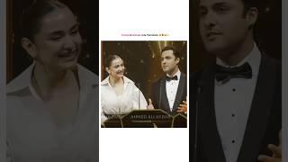 Yumna Zaidi & Ahmed Ali Akbar new Video From Award Show Their Friendship  #latest #viralvideo #bts