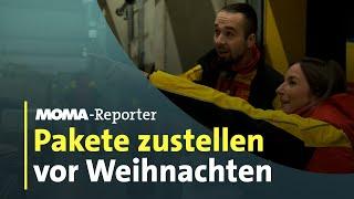 Unterwegs mit einem Paketzusteller vor Weihnachten | ARD-Morgenmagazin