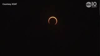 Timelapse: Ring of Fire solar eclipse - Oct. 14, 2023 | Video