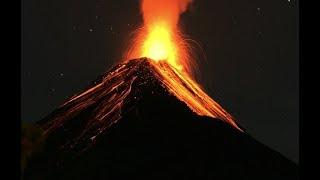 Fuego Eruption from Base Camp (Acatenango Volcano) - Trek Guatemala