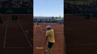 Point from Dominic Thiem at the Copa del Rey 2024 in Huelva #tennis