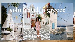 Greece Travel Vlog No. 1 | My Solo Trip to Mykonos (& Layover in Athens)