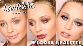 3 Looks 1 Palette Tartelette In Bloom