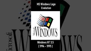 Microsoft Windows Logo Evolution || #shorts #microsoft #windows
