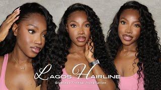 Attempted the LAGOS HAIRLINE...| Very Beginner Friendly Wig Install | FT.Wiggins Hair