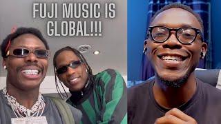 Travis Scott on Fuji Music⁉ Asake,Travis Scott - Active (Reaction)