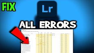 Adobe Lightroom – How to Fix All Errors – Complete Tutorial