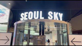 Walking in Korea | Seoul Sky | The tallest building in Korea