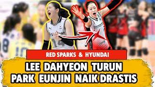 SITUASI MEMBINGUNGKAN LEE DAHYEON (HYUNDAI), PARK EUNJIN (RED SPARKS) NAIK DRASTIS