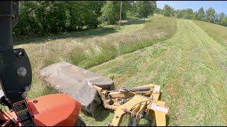 Starting to cut 1st Cut Hay and Round Baler Maintenance!