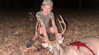 (Emotional Video) 10 Year Old Girls First Big Buck With A Crossbow!