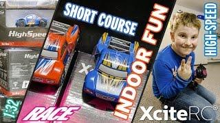 Highspeed Short Course Trucks im Miniformat 1:32 - Unboxing & Race