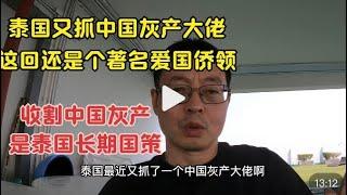 泰国又抓中国灰产大佬 这回还是个著名爱国侨领|收割中国灰产 是泰国长期国策