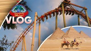 We Went to Egypt's Largest Theme Park Next to the PYRAMIDS! Coastin' the Desert Ep. 17