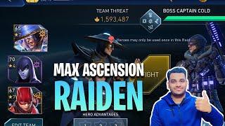 Injustice 2 Mobile | Max Ascension Raiden | League Raids Tier 10