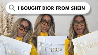 SHEIN SELLS DIOR? LETS UNBOX AND COMPARE! IS IT AUTHENTIC?