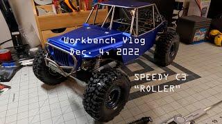 Workbench Vlog 1: RC C3 Speedy Chassis is a ROLLER! Kinda.....