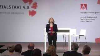 Sozialstaatskongress 2016 – Prof. Dr. Anke Hassel