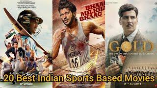 Top 20 Best Indian Sports Based Movies |MS Dhoni | Dangal| Jersey 