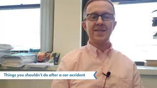 What NOT to do after a Car Accident | Massachusetts Car Accident Christopher Earley