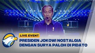 [FULL] Pidato Presiden Jokowi di Kongres Ke-3 Partai NasDem