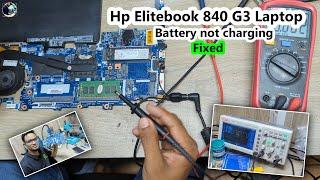 Hp elitebook 840 G3 battery not charging fixed | laptop battery not charging fixed !!!