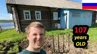 MY 100 YEARS OLD HOUSE IN NORTHERN RUSSIA 