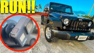 If you ever see a GO PRO on your car, CALL THE POLICE! (it's a trap!)