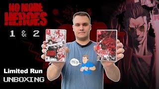 NO MORE HEROES 1 & 2 Limited Run UNBOXING