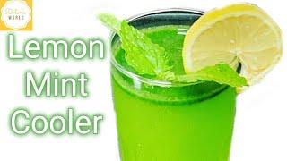 1 Min Refreshing Lemon Mint Cooler perfect for summers