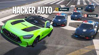 3 YOUTUBER JAGEN mich mit HACKER AUTOS in GTA 5!