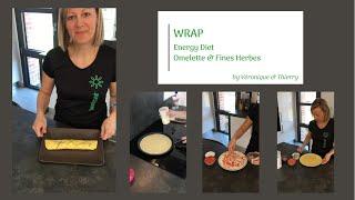 Recette Wrap - Energy Diet Omelette & Fines Herbes