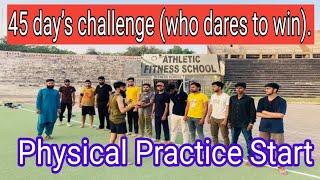 45 day’s challenge (who dares to win) || Physical Test Practice || Physical Fitness