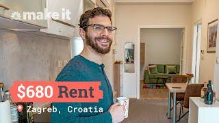 Living In A $680/Month Apartment In Croatia | Unlocked