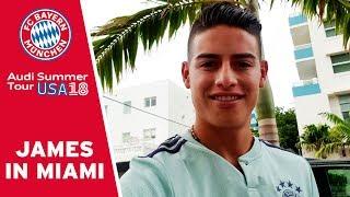 On Tour in the Streets of Miami w/ James Rodríguez | FC Bayern