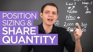 Position Sizing & Share Quantity: How Many Shares to Buy in a Stock?