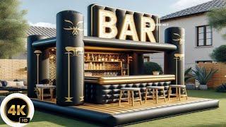 The luxury garden bar #gardenbar #newdesign #bardecor #beautifulgarden #simplebardesign #woodart #ar