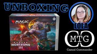 MH3 Bundle Action with Lola   MTG Casual Commander : Unboxing #mtg #mh3 #unboxing #bundle #fyp