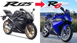 Haz de tu YZF R125 una R6  | Restyling 6 Modificaciones o Cambios