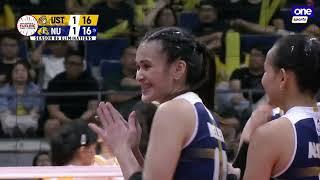 NU’s Bella Belen BRINGS THE HEAT in set 3 vs UST  | UAAP SEASON 86 WOMEN’S VOLLEYBALL