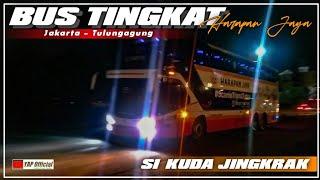 BUS TINGKAT ASAL TULUNGAGUNG ‼️ Po dengan julukan "KUDA JINGKRAK"